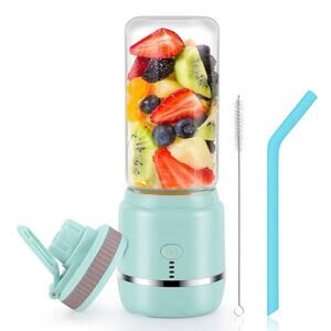 Portable Blender, Personal Blender, Mini Juicer Cup, USB Rechargeable- Blue